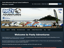 Tablet Screenshot of pastyadventures.co.uk